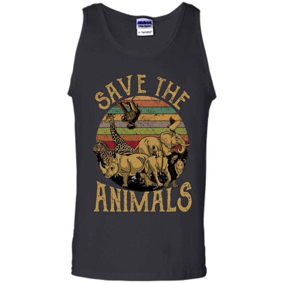 Save The Animals – Canvas Unisex Tank