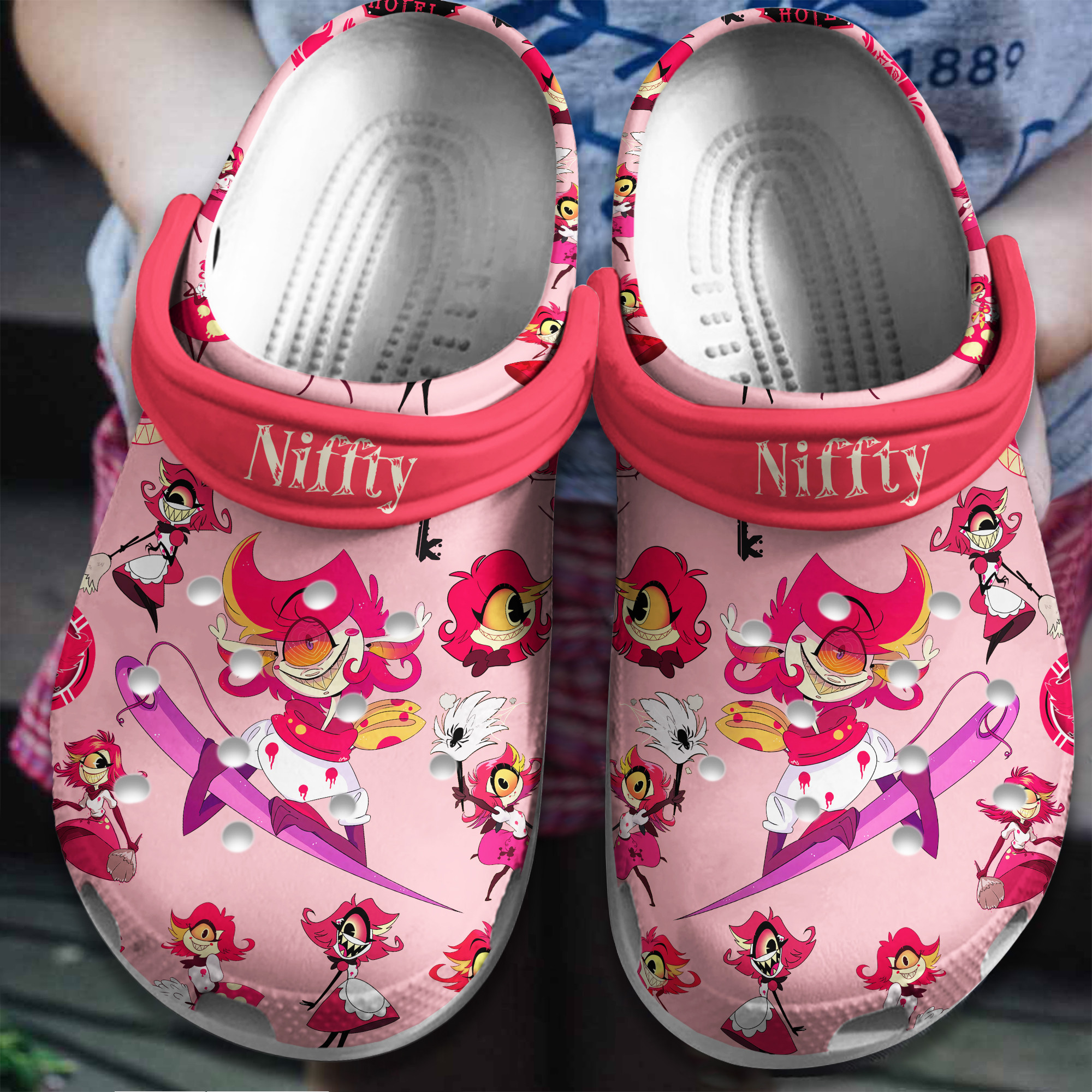 Hazbin Hotel Tv Series Crocss Clogs For Men Women And Kid Ttp2405678867