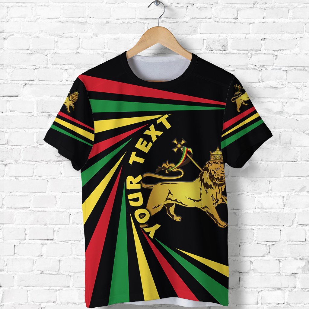 (Custom Personalised) Ethiopia Lion Of Judah T Shirt Creative Style Lt8