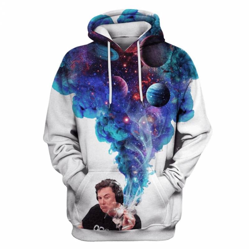 3D Elon Musk Custom Apparel All Over Print Hoodie S-5Xl