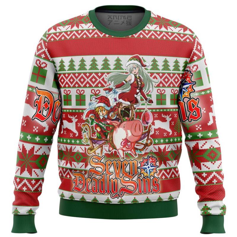 Seven Deadly Sins Alt Premium Ugly Christmas Sweater