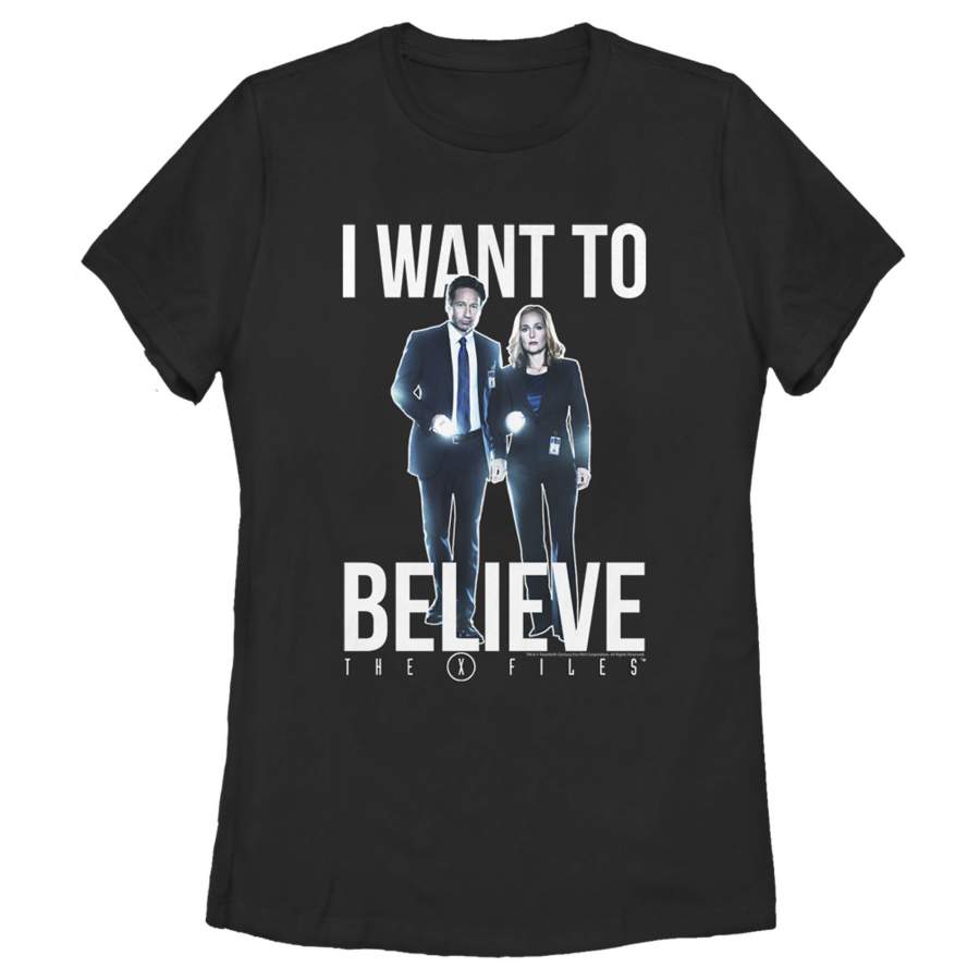 The X-Files Women’s Want to Believe  T Shirt