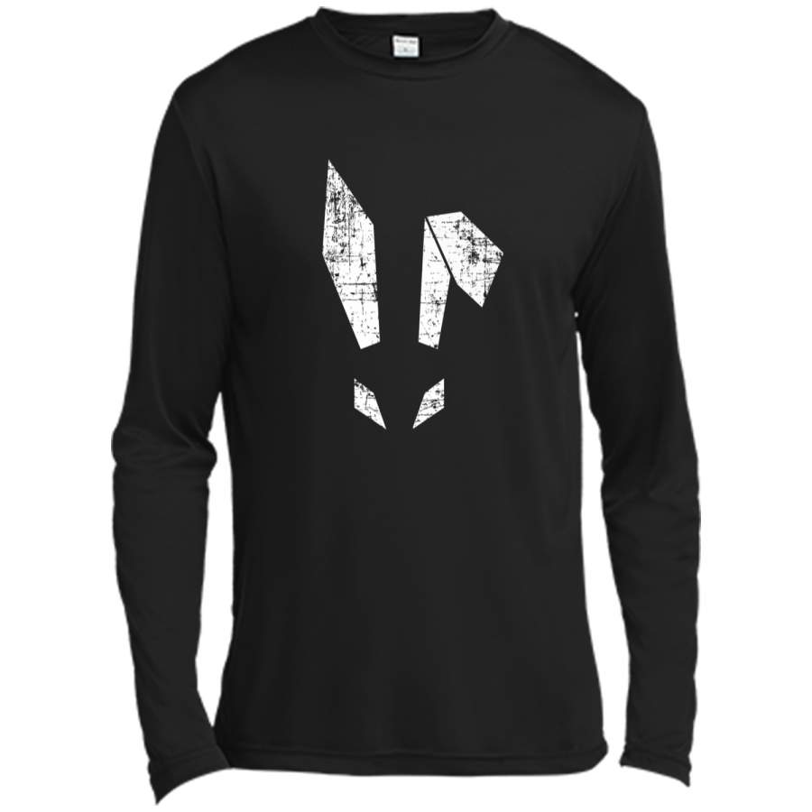 Bad Easter bunny geometric grunge look Men Woman T Shirt d Long Sleeve Moisture Absorbing Shirt