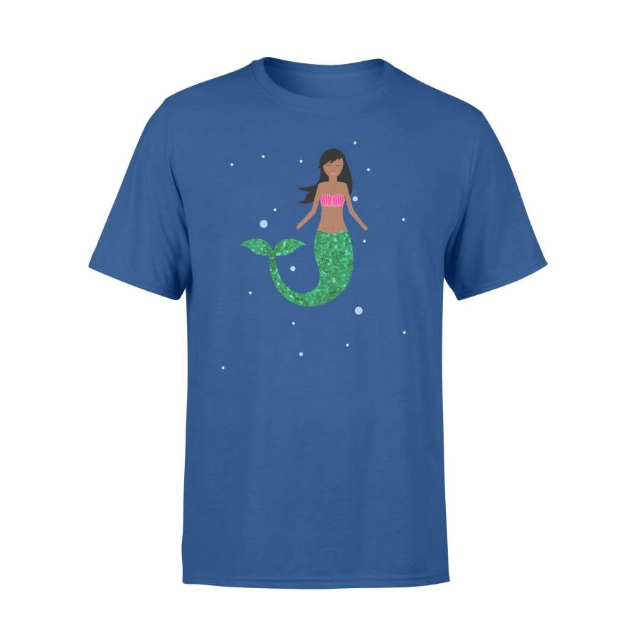 African American Mermaid Black Mermaid T-Shirt