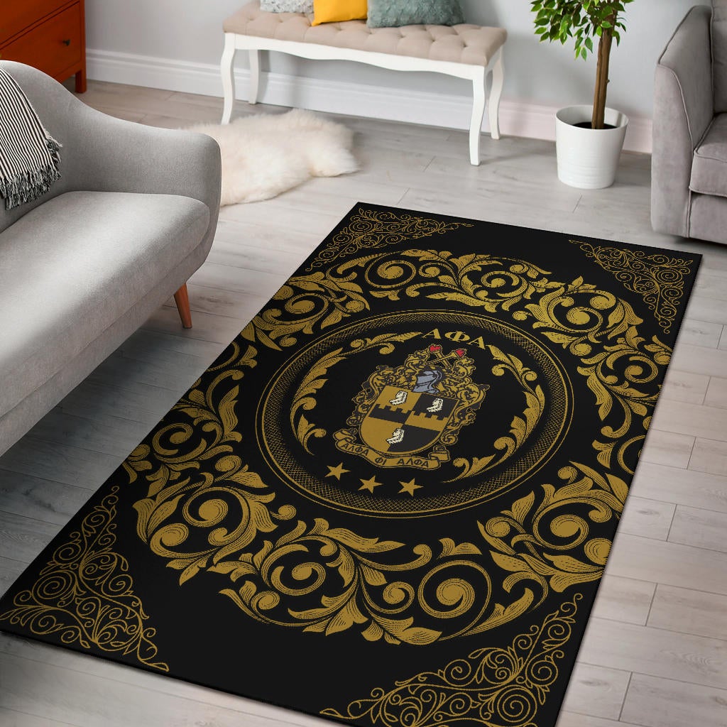 Wonderprint Area Rug Alpha Phi Alpha Fraternity Lt10