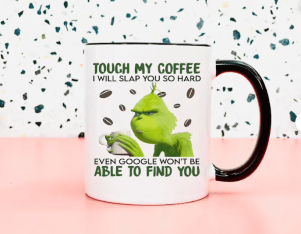 Grinch, Grinch Face, Christmas Gift, Christmas Mug