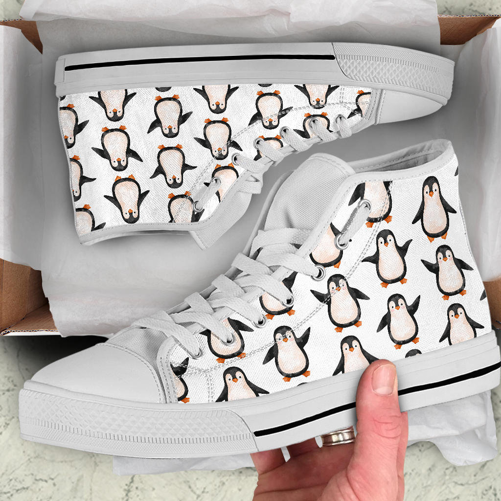 Penguin Shoes – Penguin Sneakers – Shoes with Penguins – Penguin Women shoes – Penguin Men Shoes