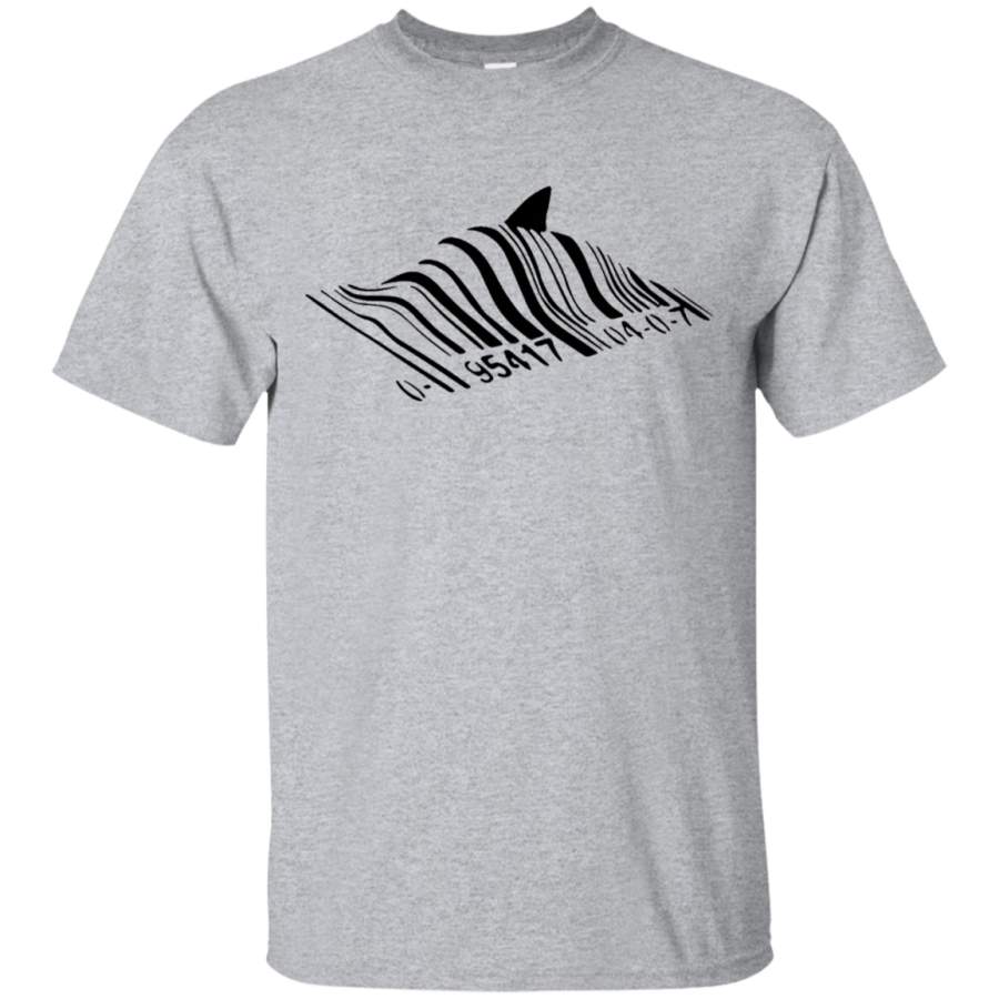 Shark Barcode Graffiti Unisex T-Shirt