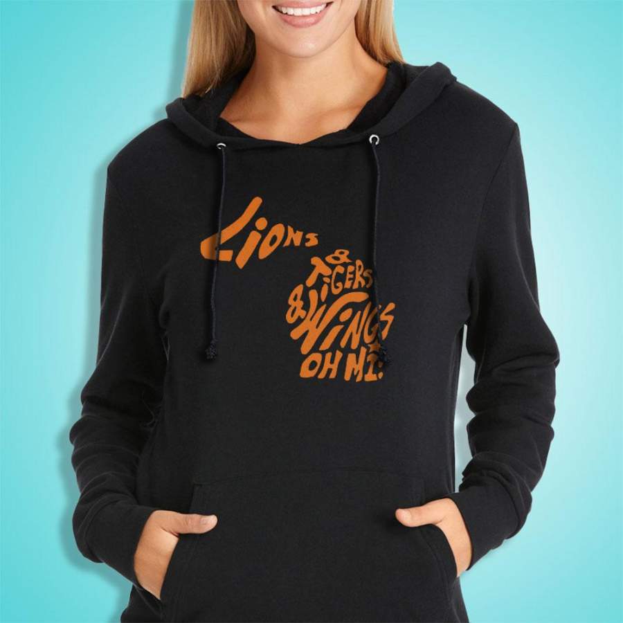 Tigers Wings Oh Mi Women’S Hoodie