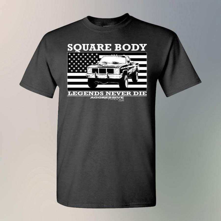 Square Body Chevy GMC Truck T-Shirt, Men’s Short Sleeve Fashion Cool T-Shirt