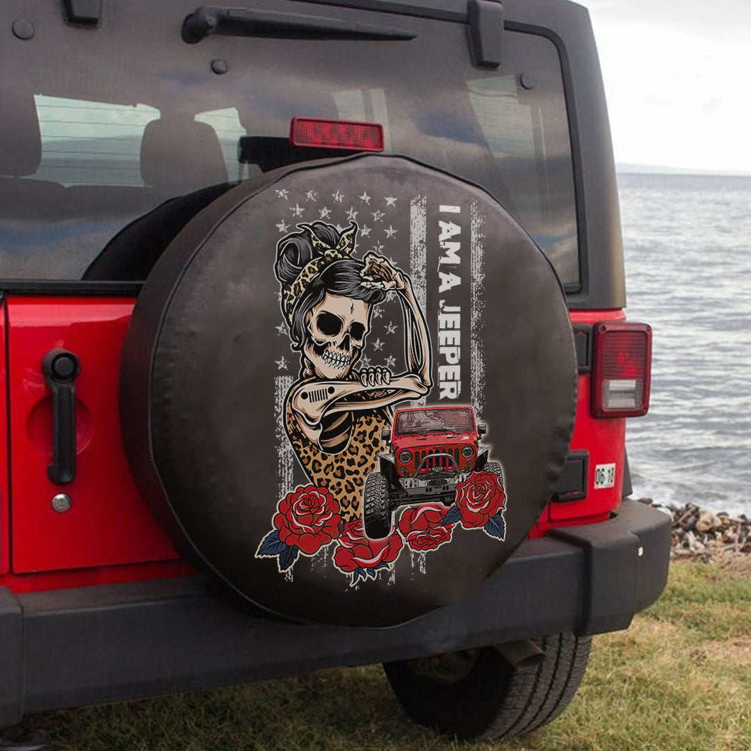 Jeep I Am A Jeeper Spare Tire Cover Lt11