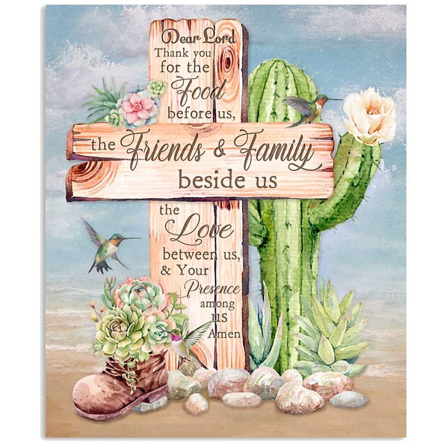 MP0411 – Jesus – Dear Lord thank you for the food – Poster – Katheri Store