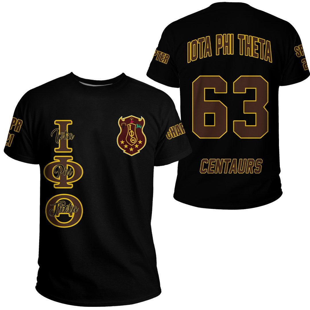 Fraternity Tshirt – Personalized Iota Phi Theta Black Tshirt