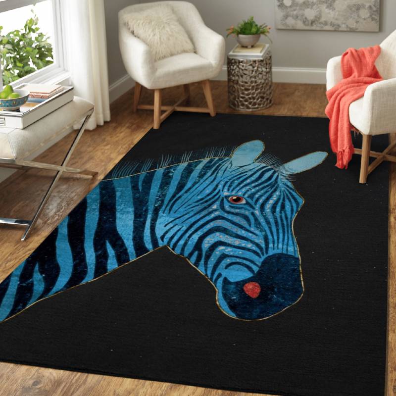 Zebra – Patchwork Animals Area Rug Carpet