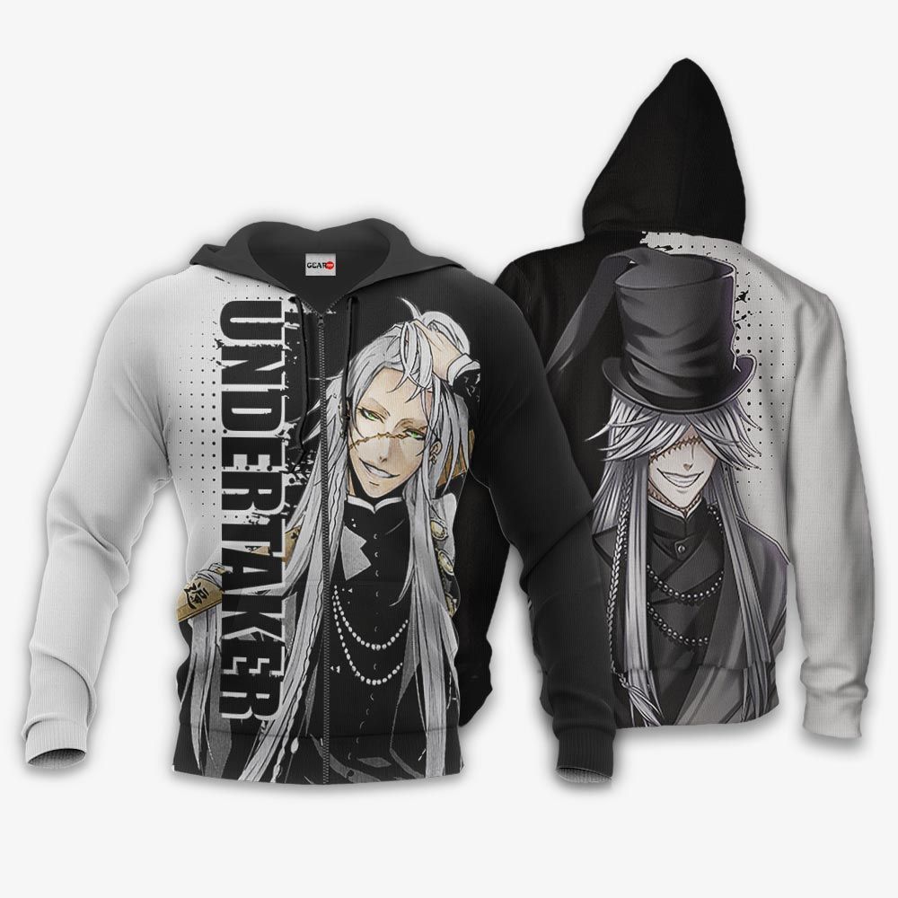 Undertaker Black Butler Hoodie Anime Jacket Shirt