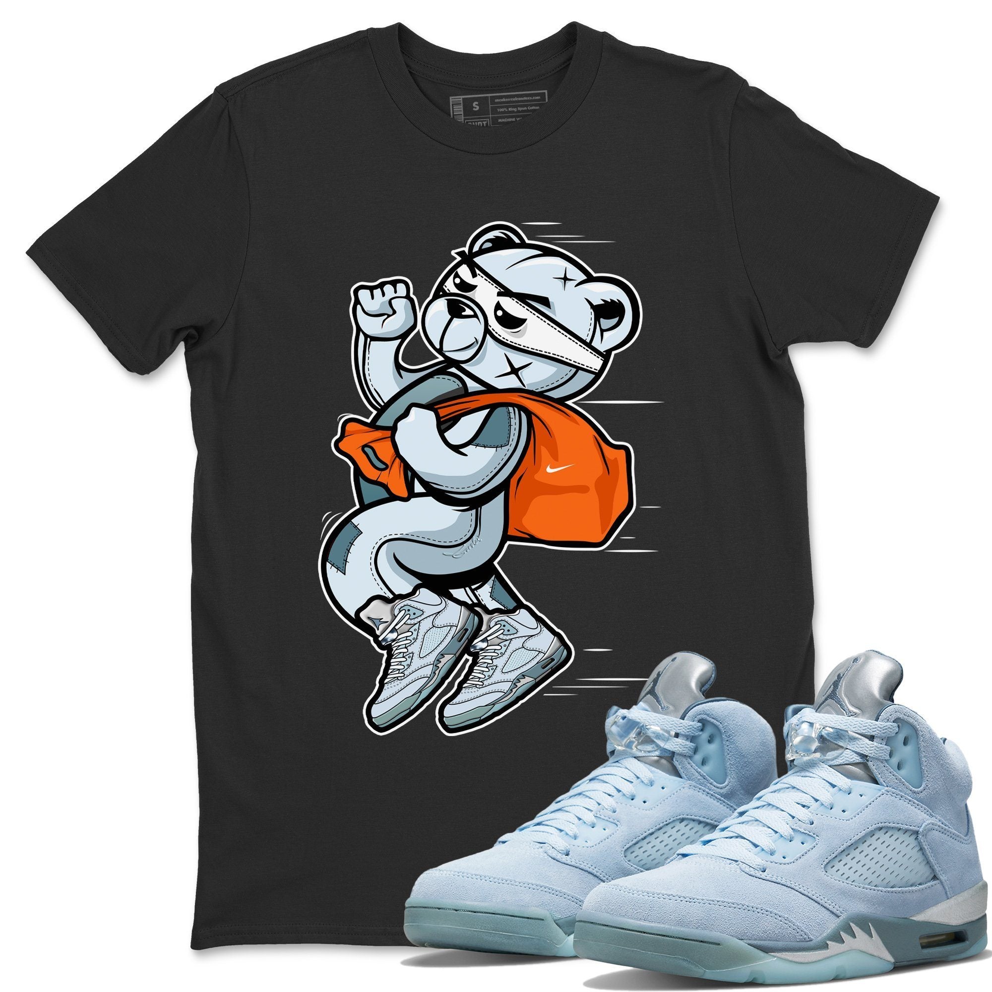 Thief Bear T-Shirt – Air Jordan 5 Blue Bird