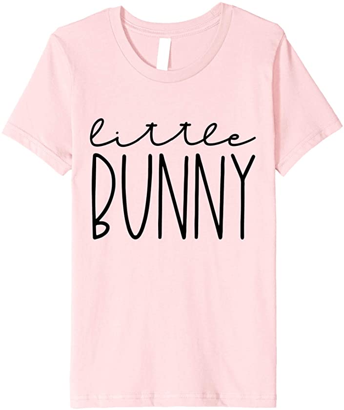 Kids Toddler Baby Little Girls Cute Funny Easter Little Bunny Premium T-Shirt