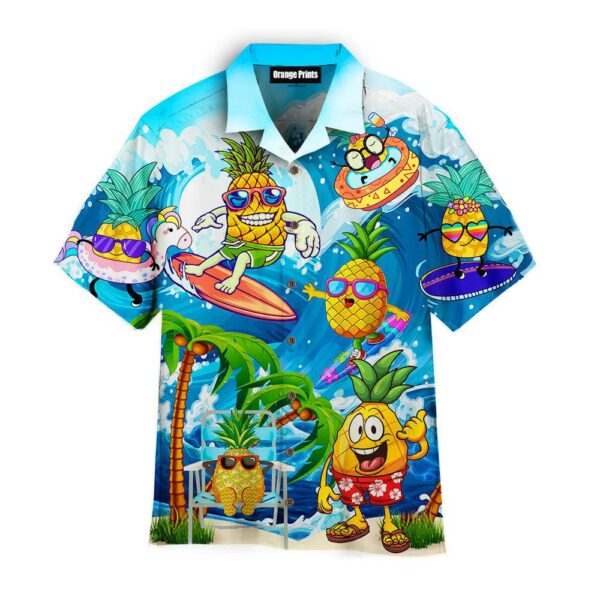 Fruit Pineapple Love Summer Hawaii Shirt For Men Women Ha85709