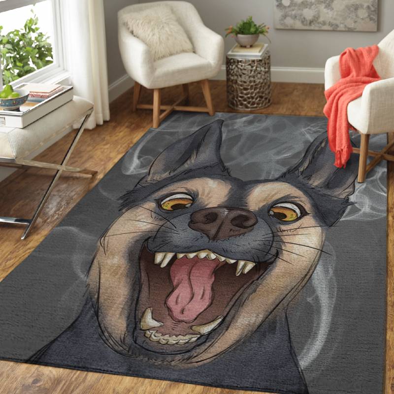 The Dog of Dark – Animals Collection Area Rug Carpet