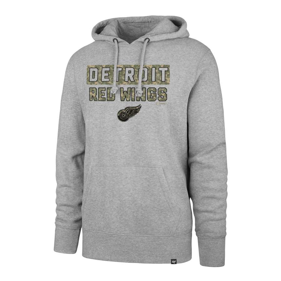 Detroit Red Wings Oht Distressed ’47 Headline Hoodie Unisex 3D All Over Print