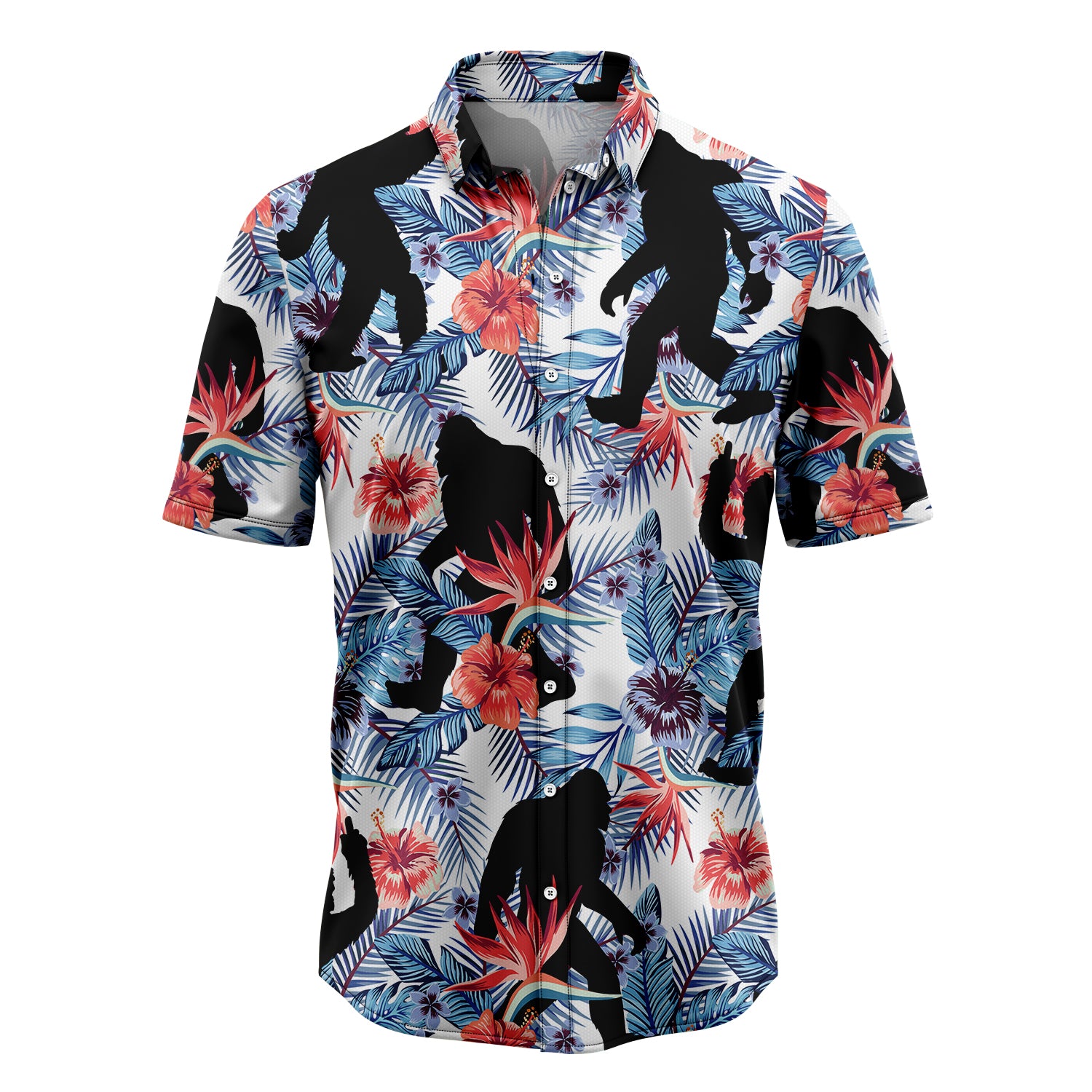 Bigfoot Tropical Hawaii Shirt Ha109977