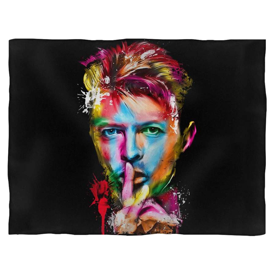 David Bowie Rainbow Blanket