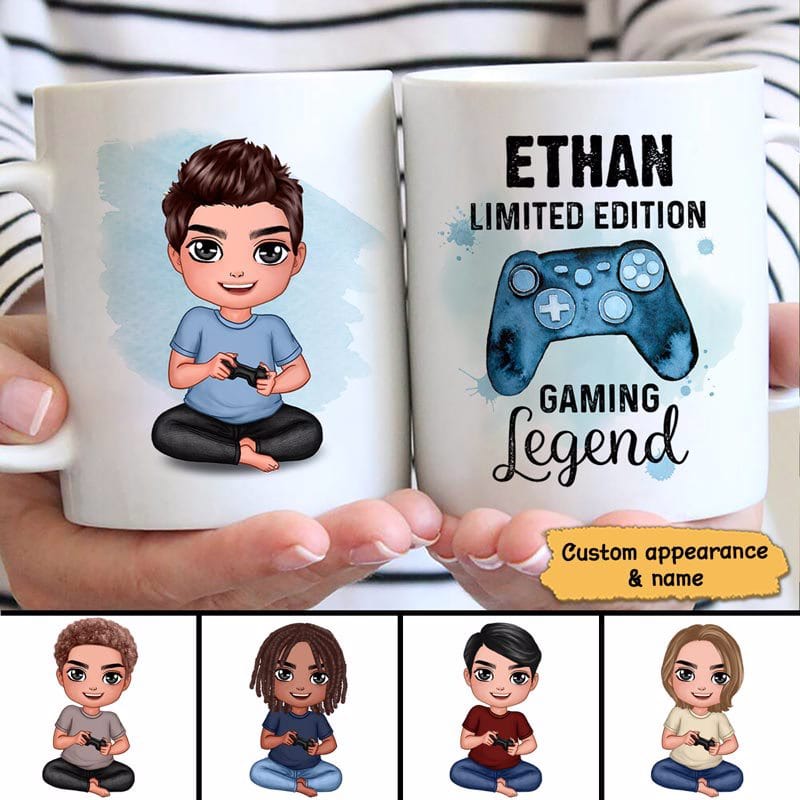 Limited Gaming Legend Kids Gift Personalized Mug