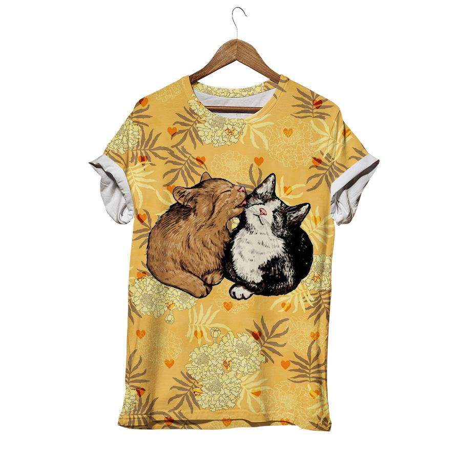 Set Of Cute Love Pet Animals T-shirt