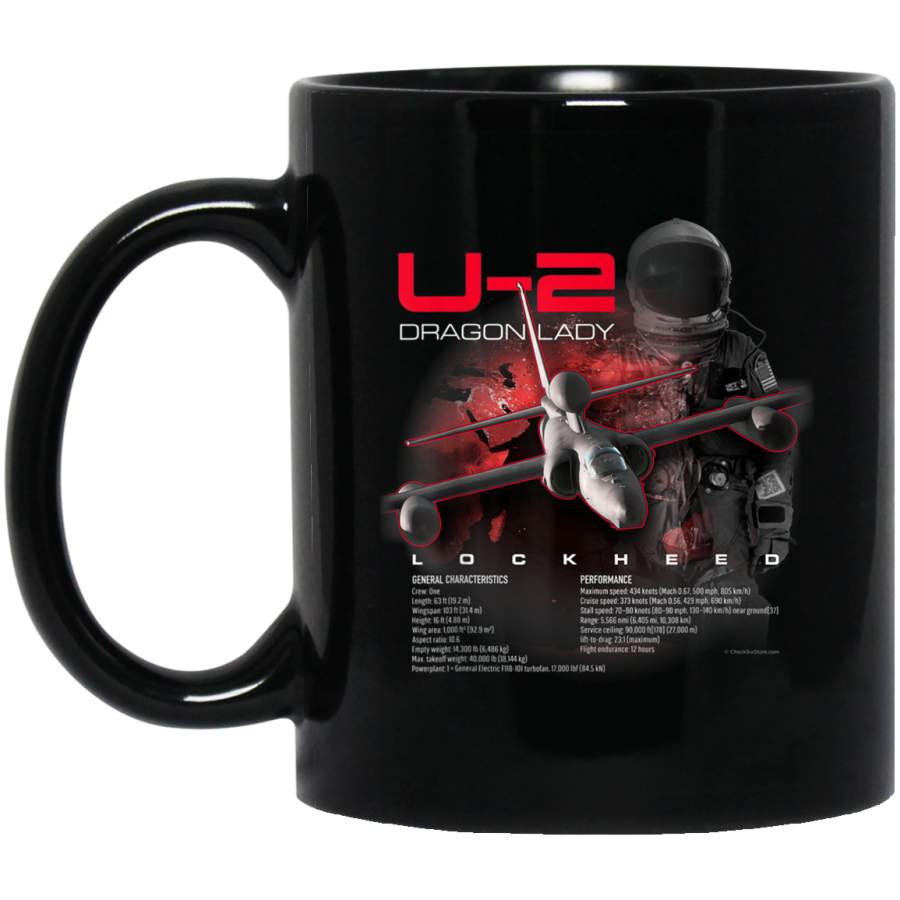 Aviation Tees U2 Dragon Lady Spy Plane Mug