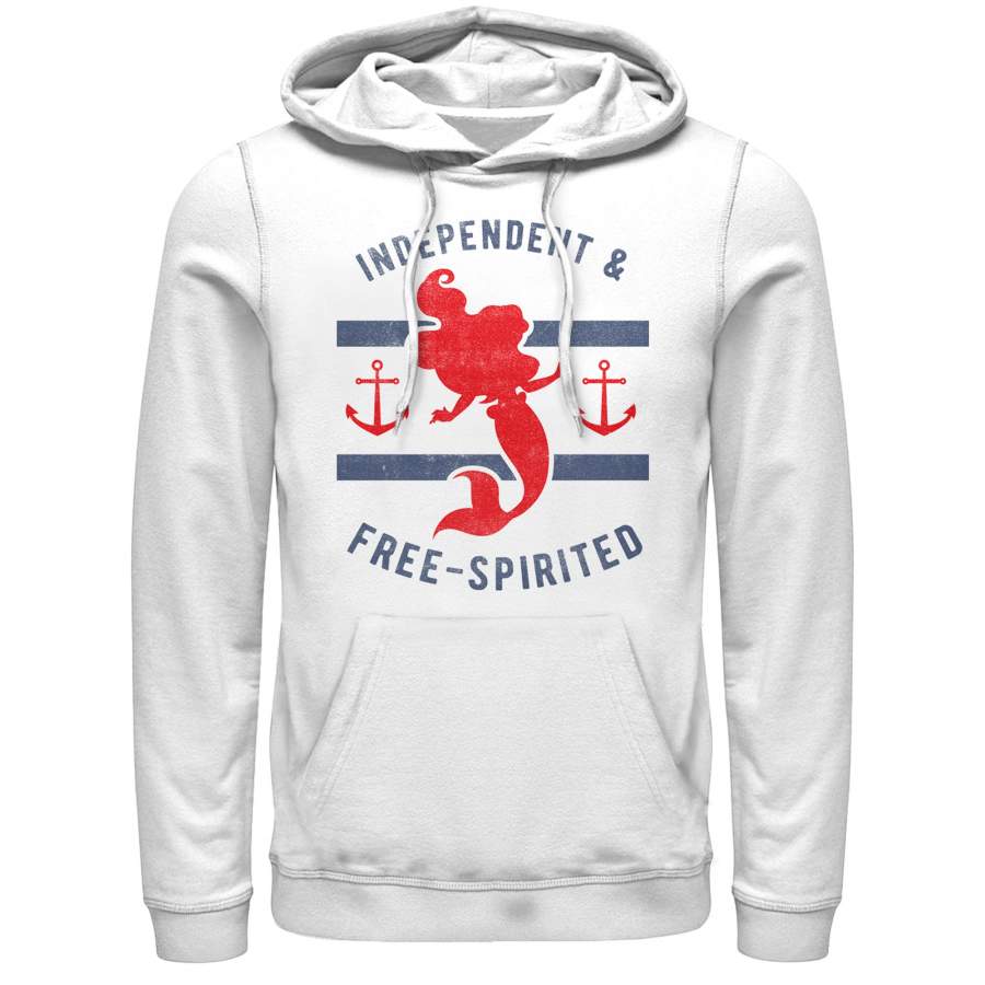 The Little Mermaid Men’s Nautical Spirit  Lightweight Hoodie