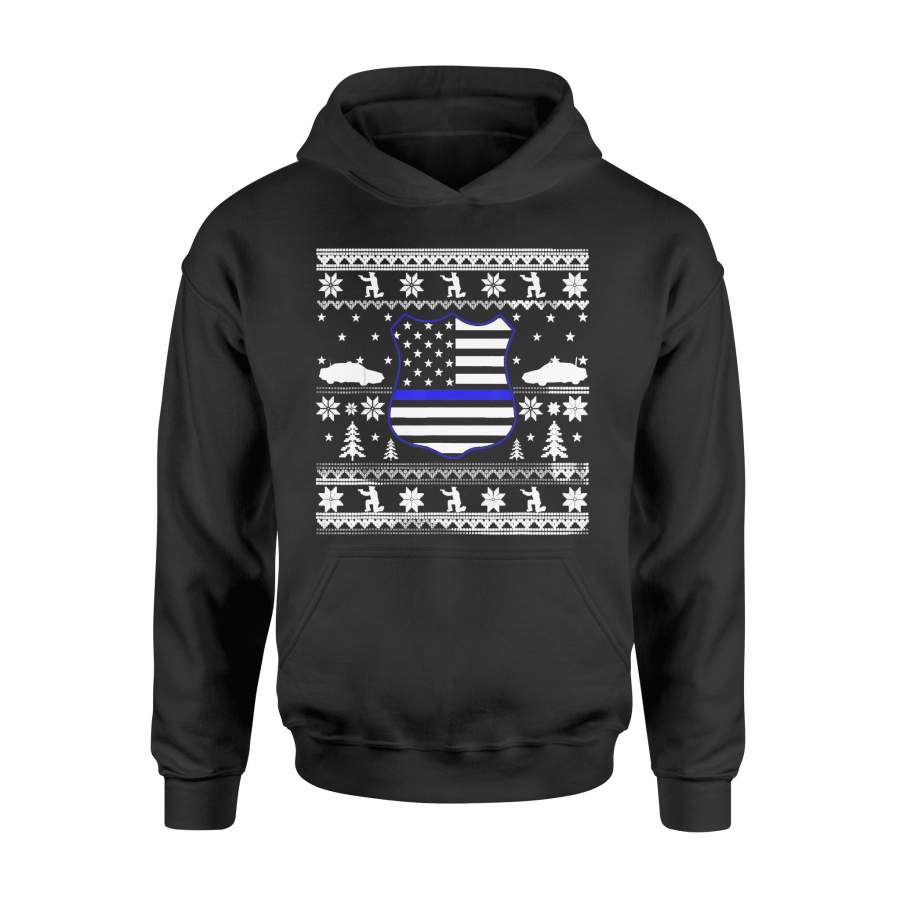 Police Christmas Ugly Sweater T-Shirt – Standard Hoodie