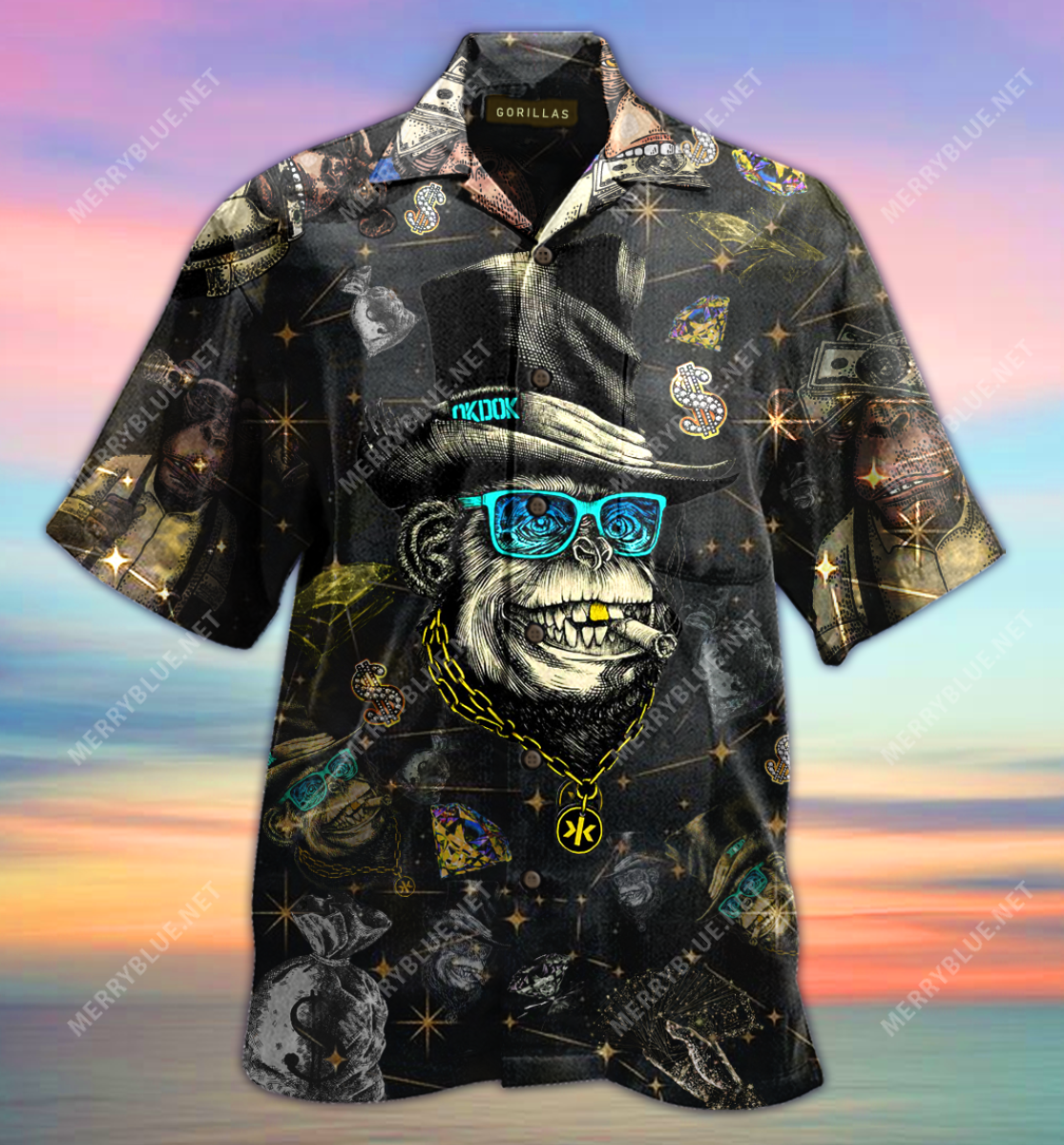 Amazing Gorilla Unisex Hawaiian Shirt