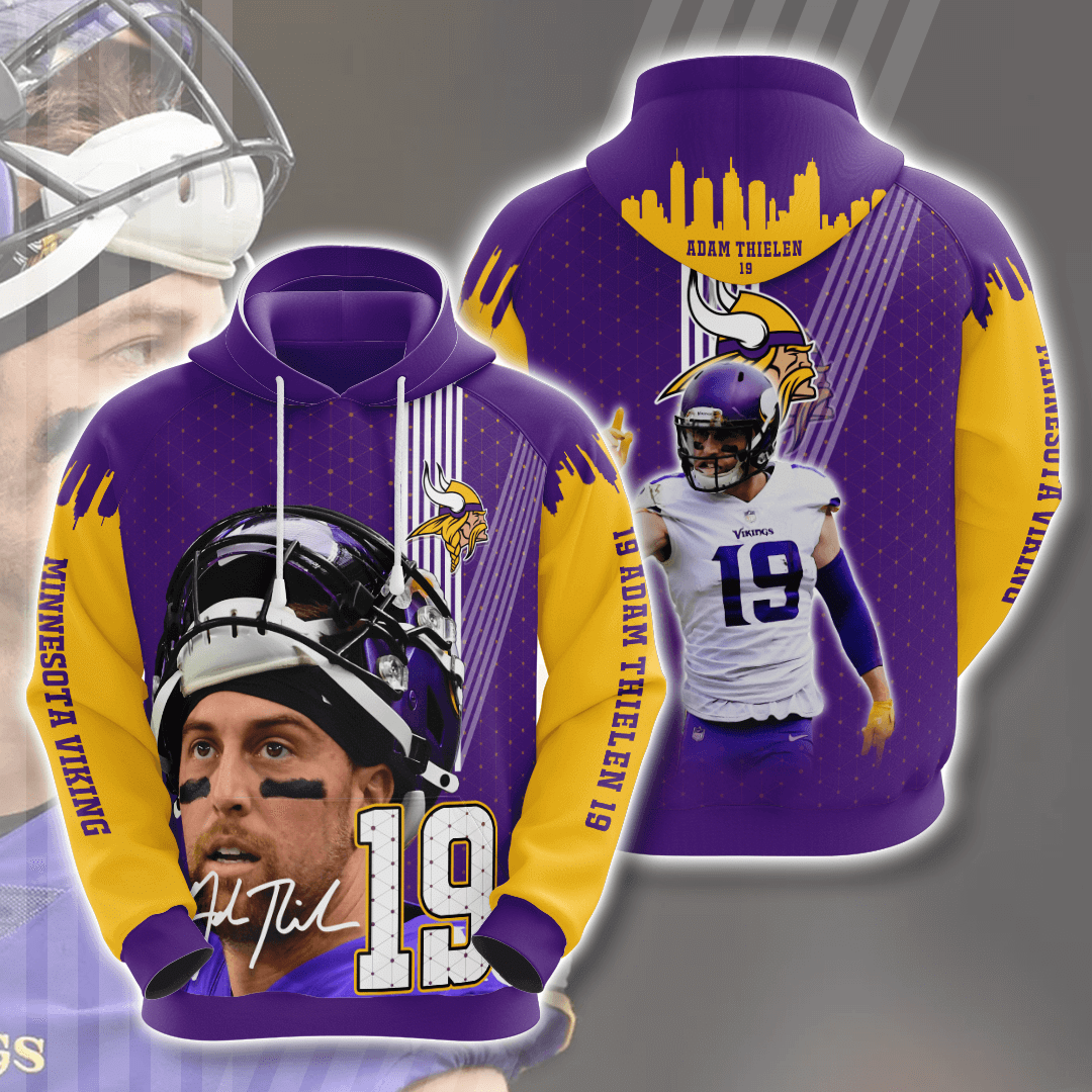 Minnesota Vikings No1225 Custom Hoodie 3D