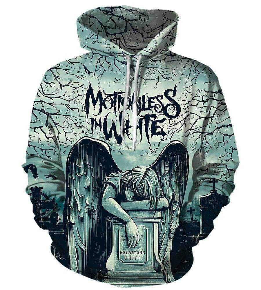 Motionless In White Blue 3D Hoodie