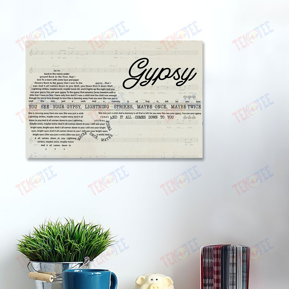 Canvas Artwork You See Your Gypsy Lightning Wall Art Home Decoration