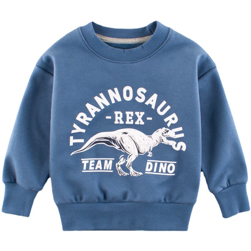 Children Sweatshirts Cotton Dinosaurs Boys Tees Tops New 2022 Autumn Spring Shirts For Kids Boys T shirts Sport Sweater alx