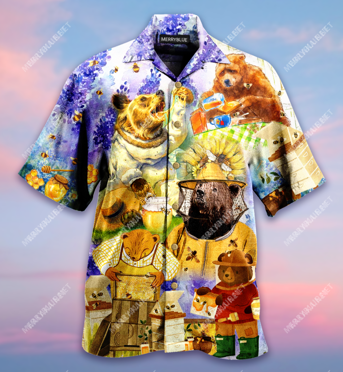 Love Is As Sweet Honey Bears Unisex Hawaii Shirt Ha33288