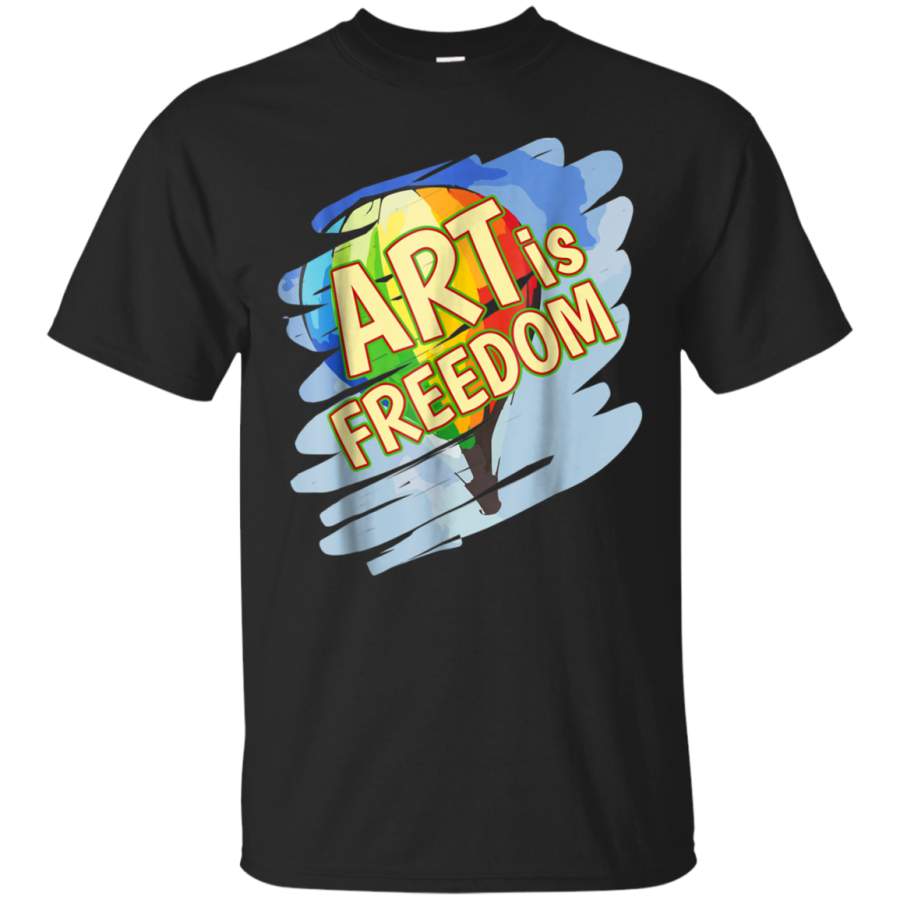 AGR Art is Freedom Vintage Tee Shirt For Artists