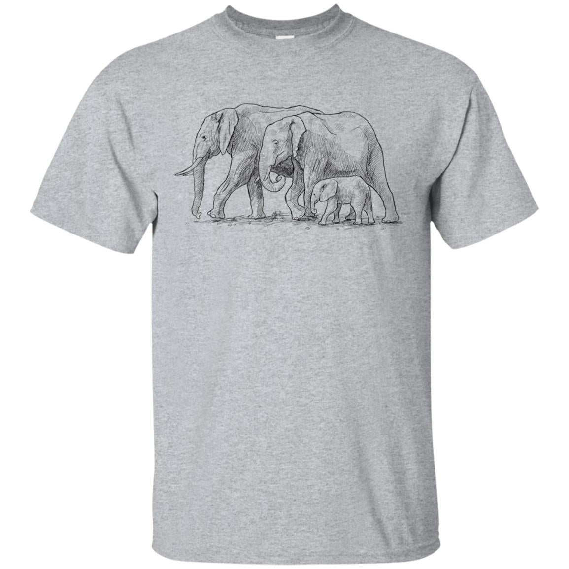 Elephants Shirt. Family of Elephants T Shirt. Cute Elephant