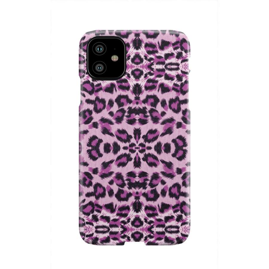 Purple Cheetah Leopard Pattern Print Iphone & Android Phone Cases