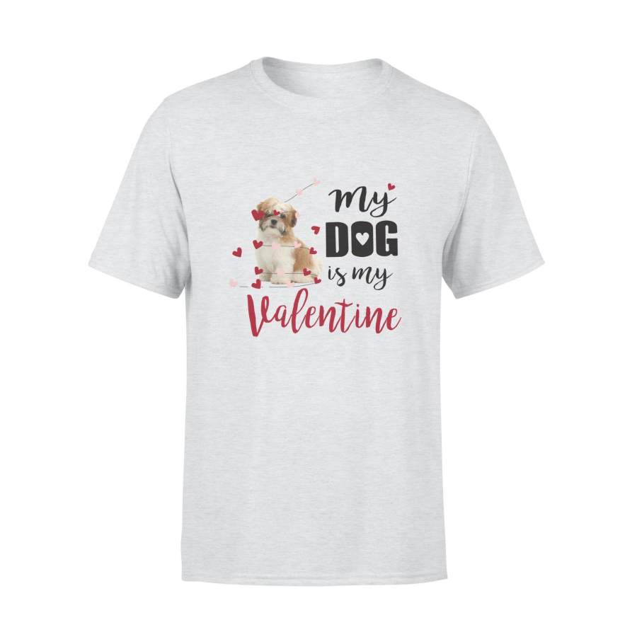 Dog Shih Tzu Puppy My Dog Is My Valentine T-shirt