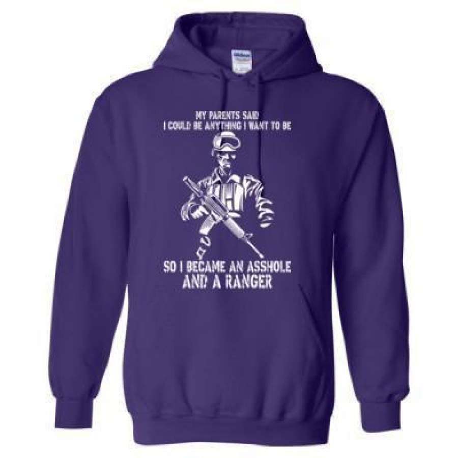 AGR My Parents Said I Could Be Anything I Became A Ranger – Heavy Blend™ Hooded Sweatshirt