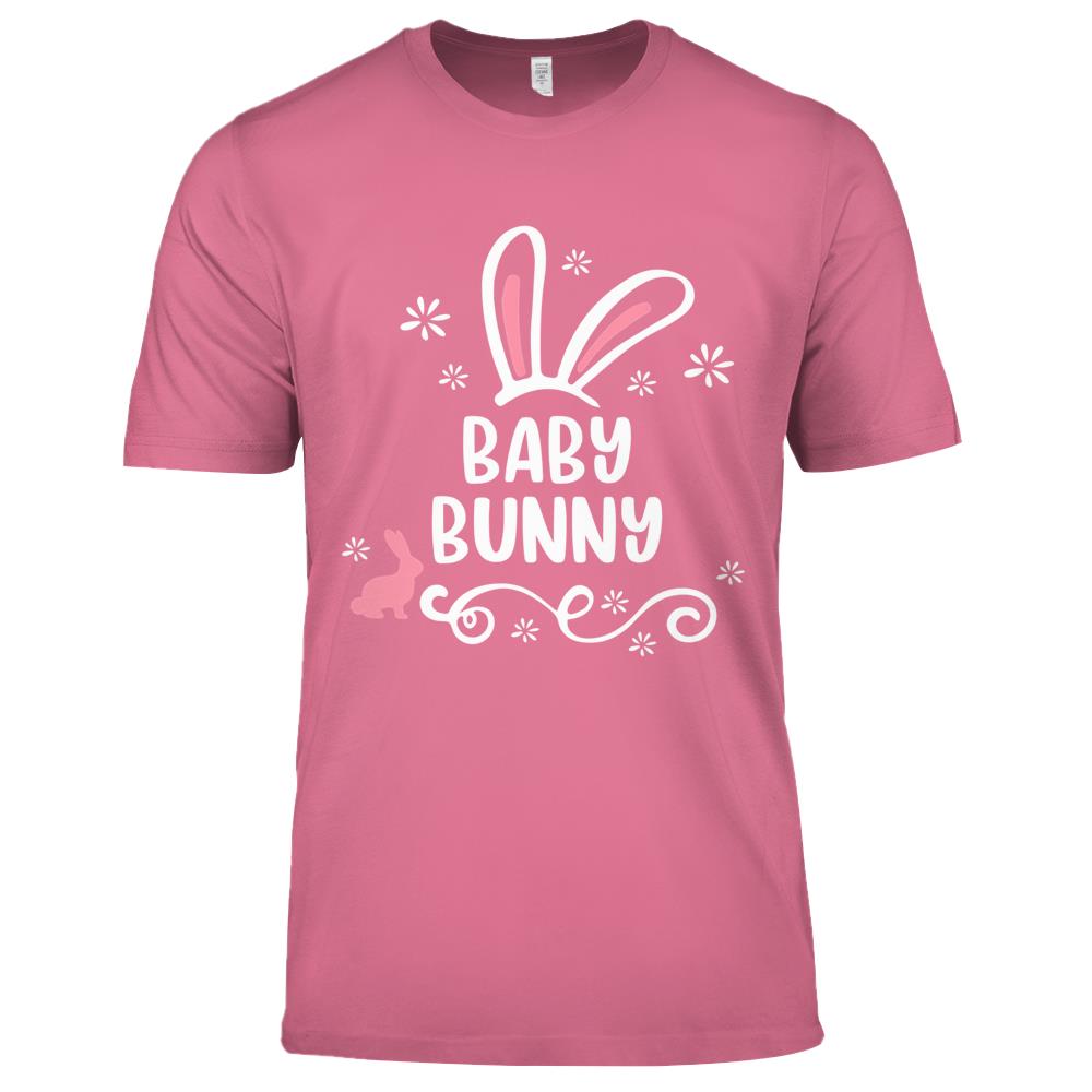 Baby Bunny Funny Matching Easter Bunny Egg Hunting Premium T Shirts