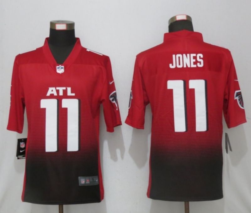 Atlanta Falcons Julio Jones #11 NFL 2020 Gradient Red Jersey