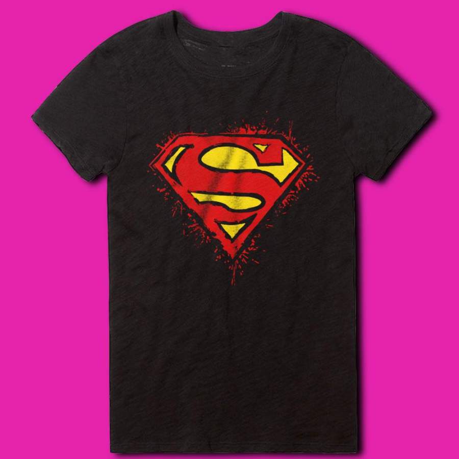 Superman Vintage Logo Women’S T Shirt