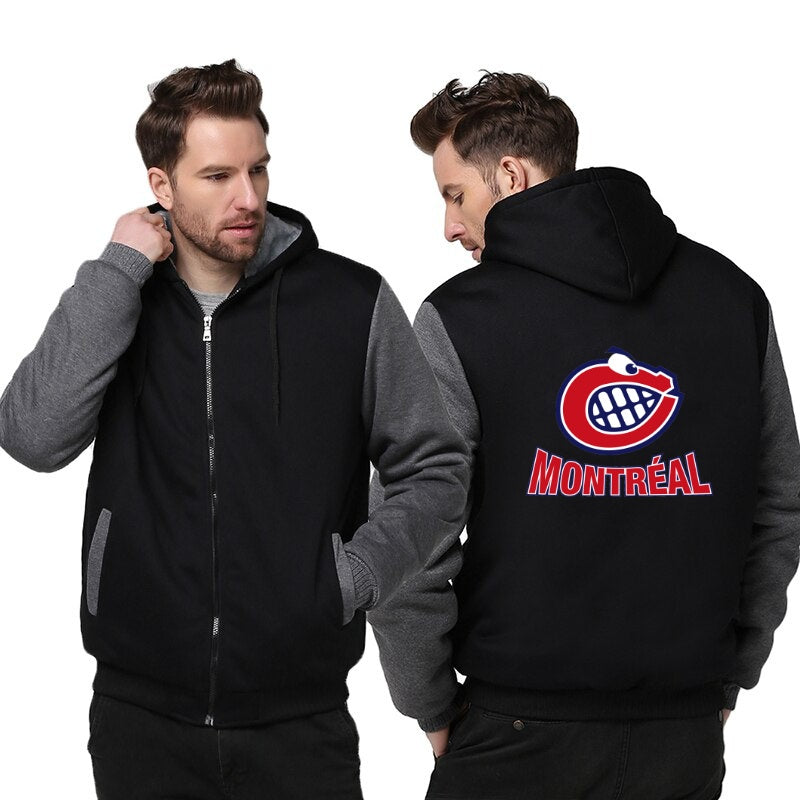 Montreal Canadiens Fleece Hoodies Jacket