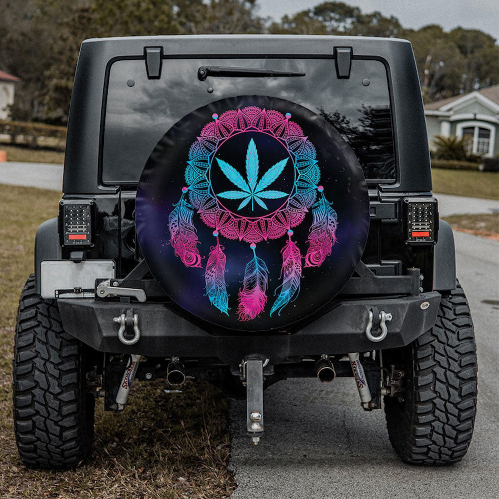 Dream Catcher Jeep Car Spare Tire Cover Gift For Campers