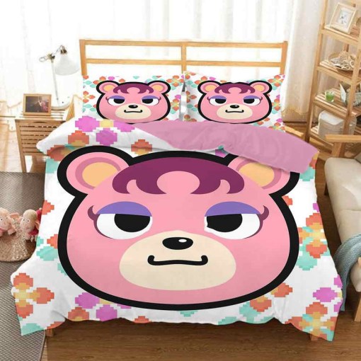 Animal Crossing Tom Nook 7 Duvet Cover Pillowcase Home Decor 3D Bedding Set Decor 3746