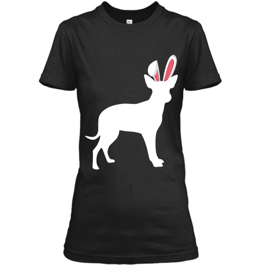 Chihuahua Easter Bunny T-Shirt For Dog Lovers Ladies Custom