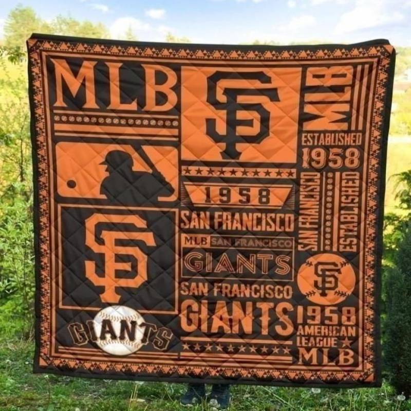 San Francisco Giants Quilt Blanket Special Fan Gift Idea MN09